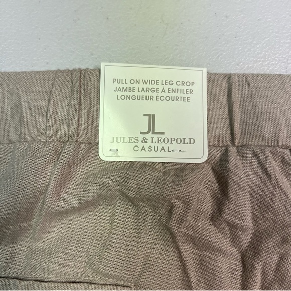 Jules & Leopold Cream Chinos Relaxed Fit Lightweight - Picture 4 of 9